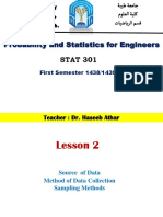 Chapter1 - L2 احصاء