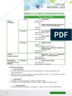 Lista de Material 8ano Bom Jesus 2023