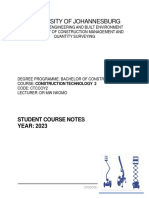 Construction Technology 2 Notes - Copy (1) 2023