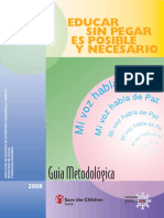 Educar Sin Pegar Es Posible y Necesario. Mi Voz Habla de Paz