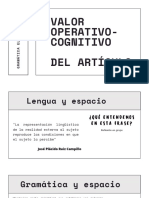 Operatividad de Los Artículos