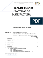 Manual de Buenas Practica de Manufactura Plan de Saneamiento Basico