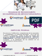 Programa de Reconocimiento de Competencias Del Servicio Farmaceutico 2023