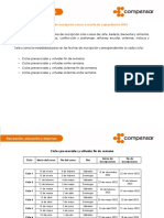 Calendarios Inscripcion Cursos Escuela de Capacitacion