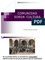 Comunidad Sorda I Cultura