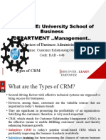 CRM Types Collaborative CRM