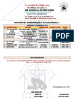 Programme Retraite Spirituelle