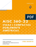 Steel Design 01. Vigas I Compactas Doblemente Simétricas. Aisc 360-22