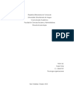 Informe - Psicologia Organizacional1