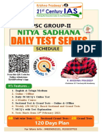 Group 2 Time Table