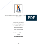 Reconocimiento Material Del Laboratorio y Error de Medida