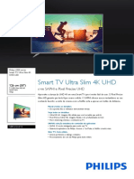 Folheto Smart TV Philips