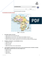 Ficha Os Elementos Da Esfera Terrestre