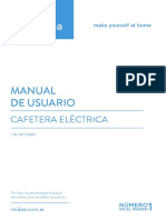 Manual Del Usuario Cafetera CM M110BAR1