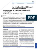 Cds On Mos2-Gro