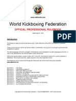 WKF Pro Rules