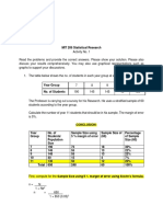 Statistical Research