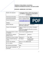 Pedagogias Criticas y Educacion Popular Procedencia Emergencia y Problematicas Conceptuales