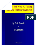 New VLF HVA30-5 Training at TNB Malaysia July 2006 - Craig Goodwin