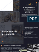 Componentes Mecánicos y Eléctricos Clase #3