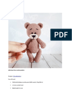 Little Bear Free Crochet Pattern