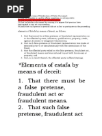 Elements For ESTAFA