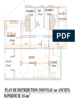 Veranda Ou Buyanderie: 7.13 M Chambre 2 2.55 M SDB 7.13 M Chambre 3