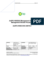 AzSPU HSSES Management Review Procedure