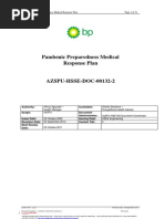 AzSPU Pandemic Preparedness Medical Response Plan