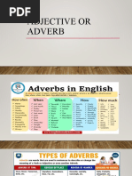 Adjective or Adverb