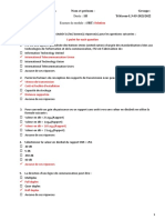 Examen Du Module SRT 2022 (Solution)