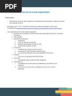 Redacción de Un Texto Argumentativo Instrucciones