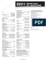 SV211 Tier I Hoja de Especificaciones en Inglés Modelo en Evaluación