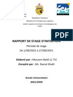 Stage D'initation (ONAS)