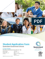 Free Downloadable Student School Application Form