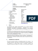 Plan de Practicas de Primeros Auxilios - 2011