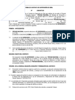 PROFORMA DE CONTRATO DE SUPERVISIÓN DE OBRA Modelo