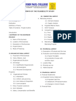 1elements of The Feasibility Study