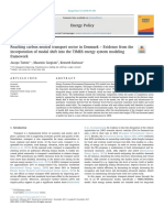 Reaching Carbon Neutral Transport Sector in Denmark - Evidence From The Incorporation of Modal Shift Into The TIMES Energy System Modeling Framework