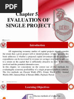 Module 5 Evalution of Single Project