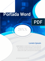 Portada Formal para Word 1