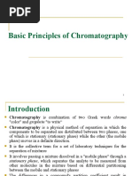 Basic Principles of Chromatography