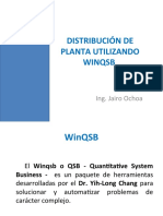 Clase 13. Distribución de Planta Utilizando Winqsb