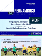 Modalidades Esportivas Coletivas