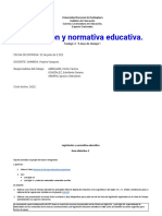 Legislación y Normativa Educativa