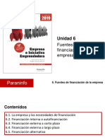 Fuentes de Financiacion