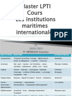 Cours Les Institutions Maritimes Internationales 20202021