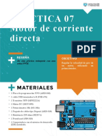 Práctica - 7 Básico - Motor de Corriente Directa