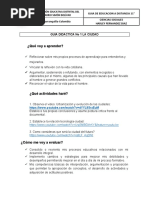 Guia #1 Sociales 11° La Ciudad 2022