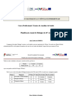 Planificação Anual Bio Do 10 PTAS 2020 - 21